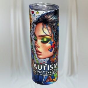 *NEW* Autism Awareness 20 oz. Stainless Steel‎ Tumbler